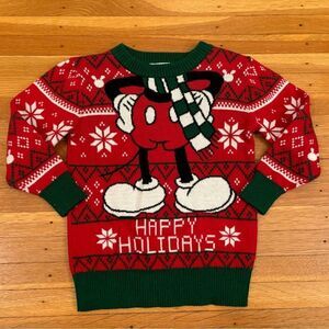 Disney Mickey Mouse Happy Holidays Sweater